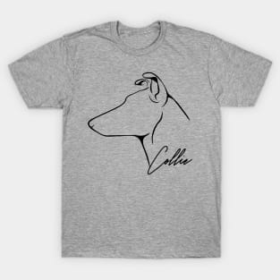 Smooth Collie profile dog lover T-Shirt